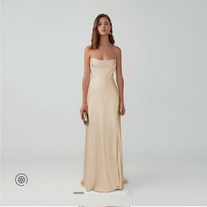 Fame & Partners Light Nude Dress